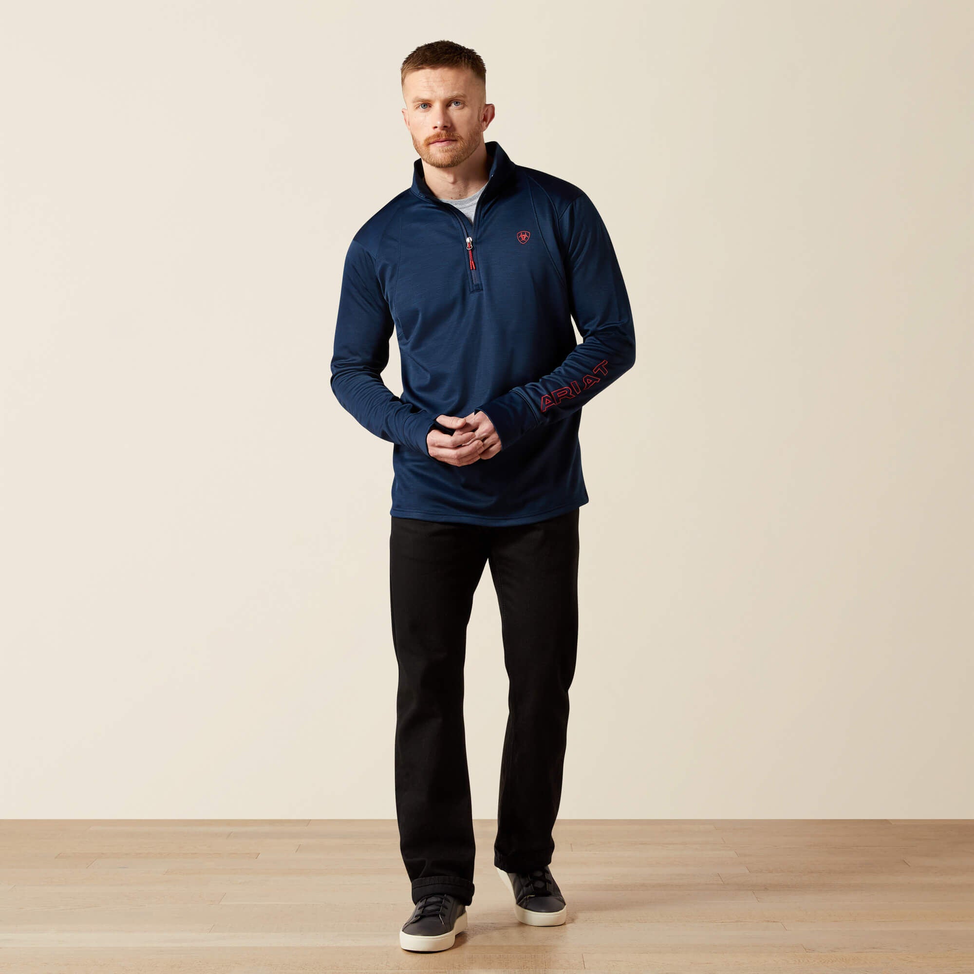 Team EQ 1/2 Zip Pullover Men - NAVY