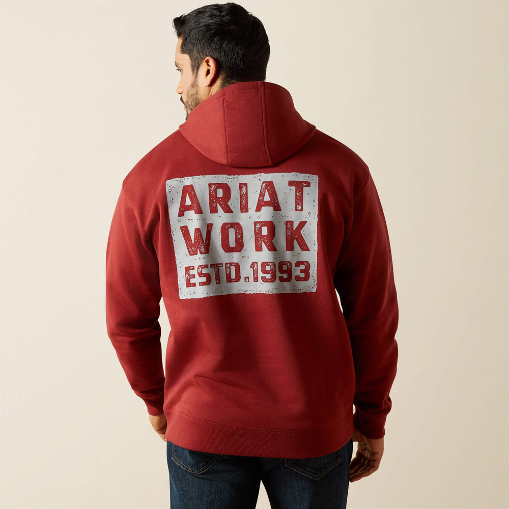 Rebar Workman Brickyard Hoodie Men - RUSSET BROWN