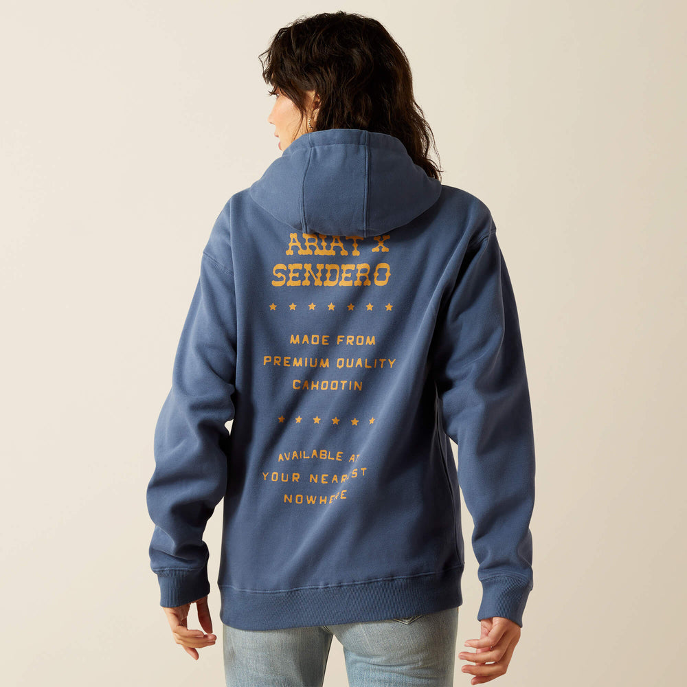 Sendero Back in the Saddle Hoodie Men - DARK DENIM