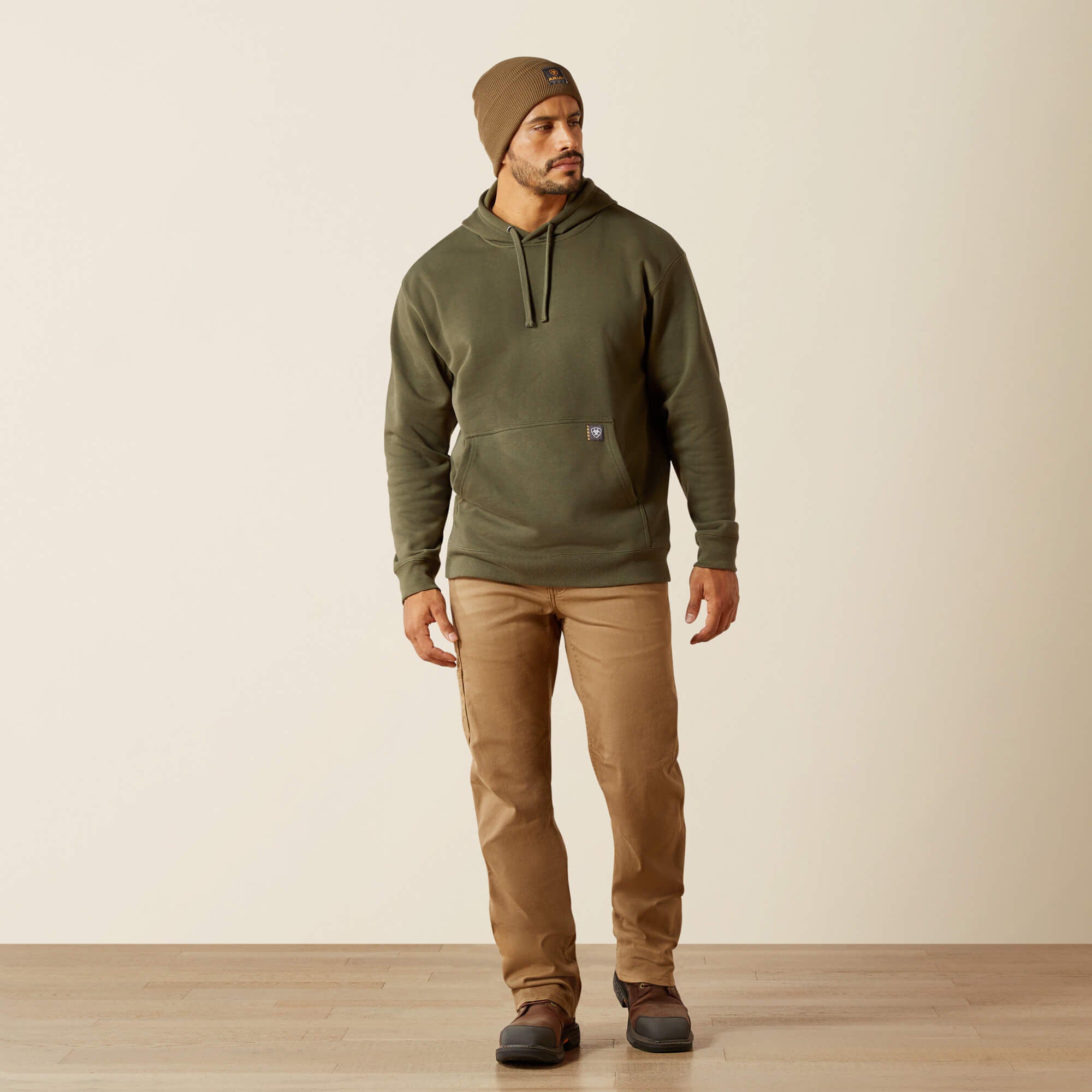 Rebar Workman Hardhead Hoodie Men - GRAPE LEAF