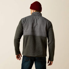 Caldwell Reinforced Snap Sweater Men - GREY