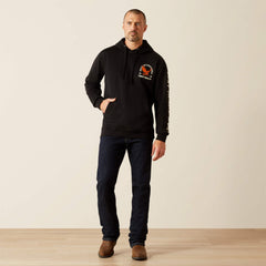 Ariat Eagle Large Hoodie Men - BLACK