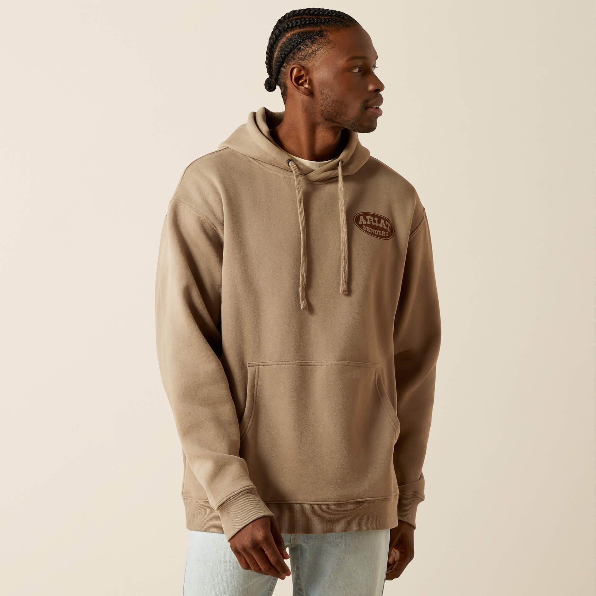 Sendero Slow Horses Hoodie Men - BRINDLE