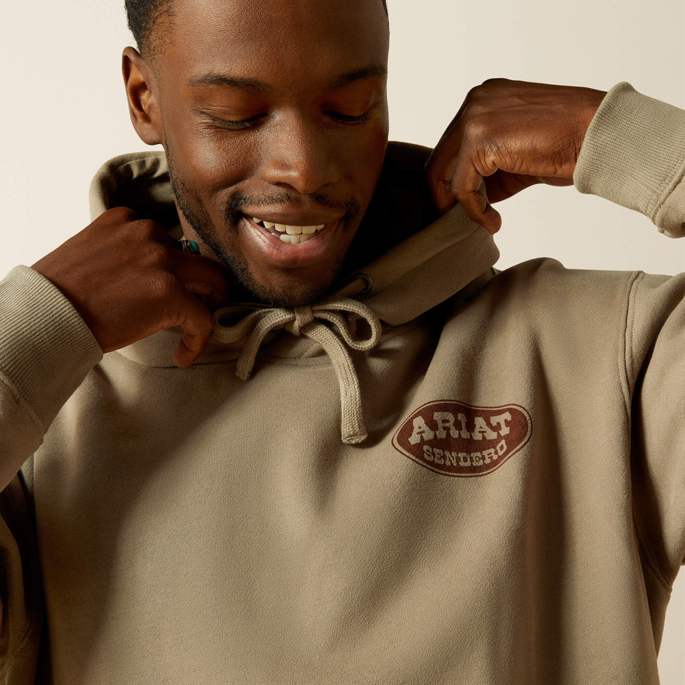 Sendero Slow Horses Hoodie Men - BRINDLE