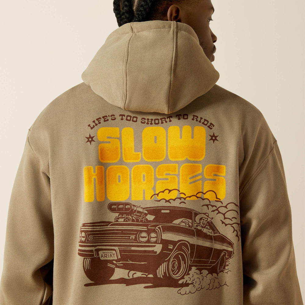 Sendero Slow Horses Hoodie Men - BRINDLE