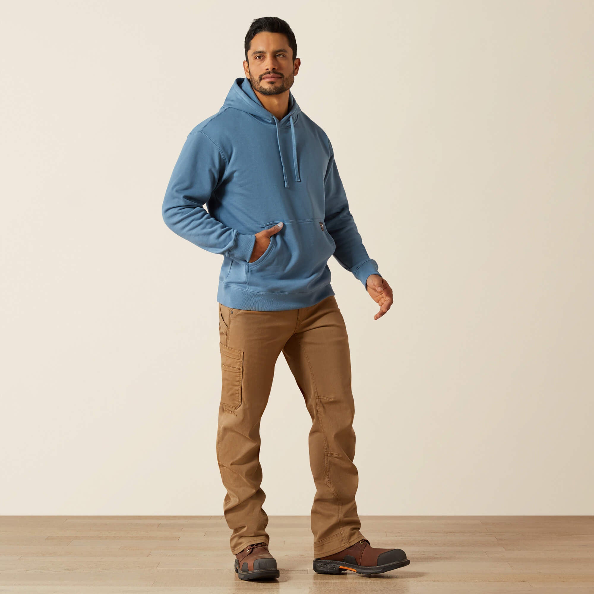 Rebar Graphic Hoodie Men - BLUESTONE/MONUMENT