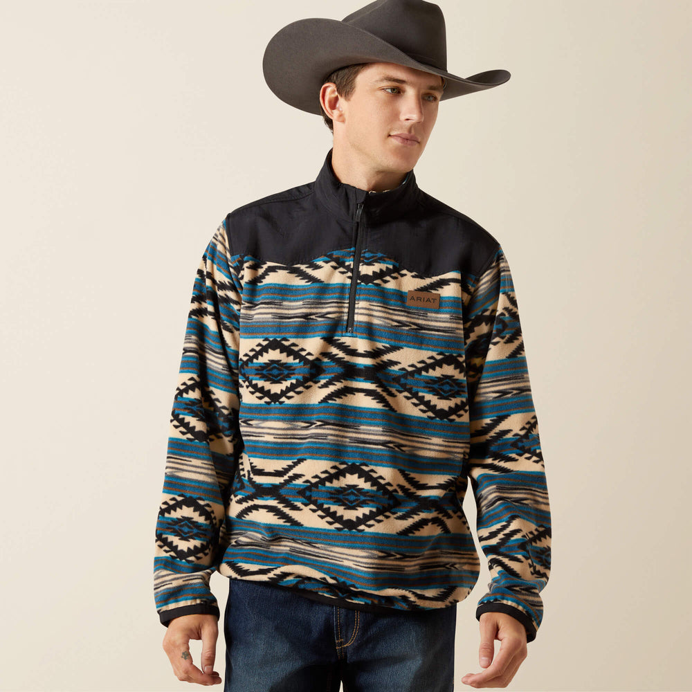 Basis Fleece Sweater Men - TEAL SOUTHWEST