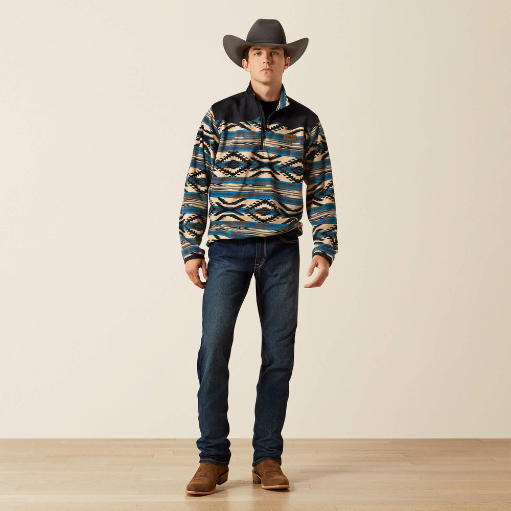 Basis Fleece Sweater Men - TEAL SOUTHWEST