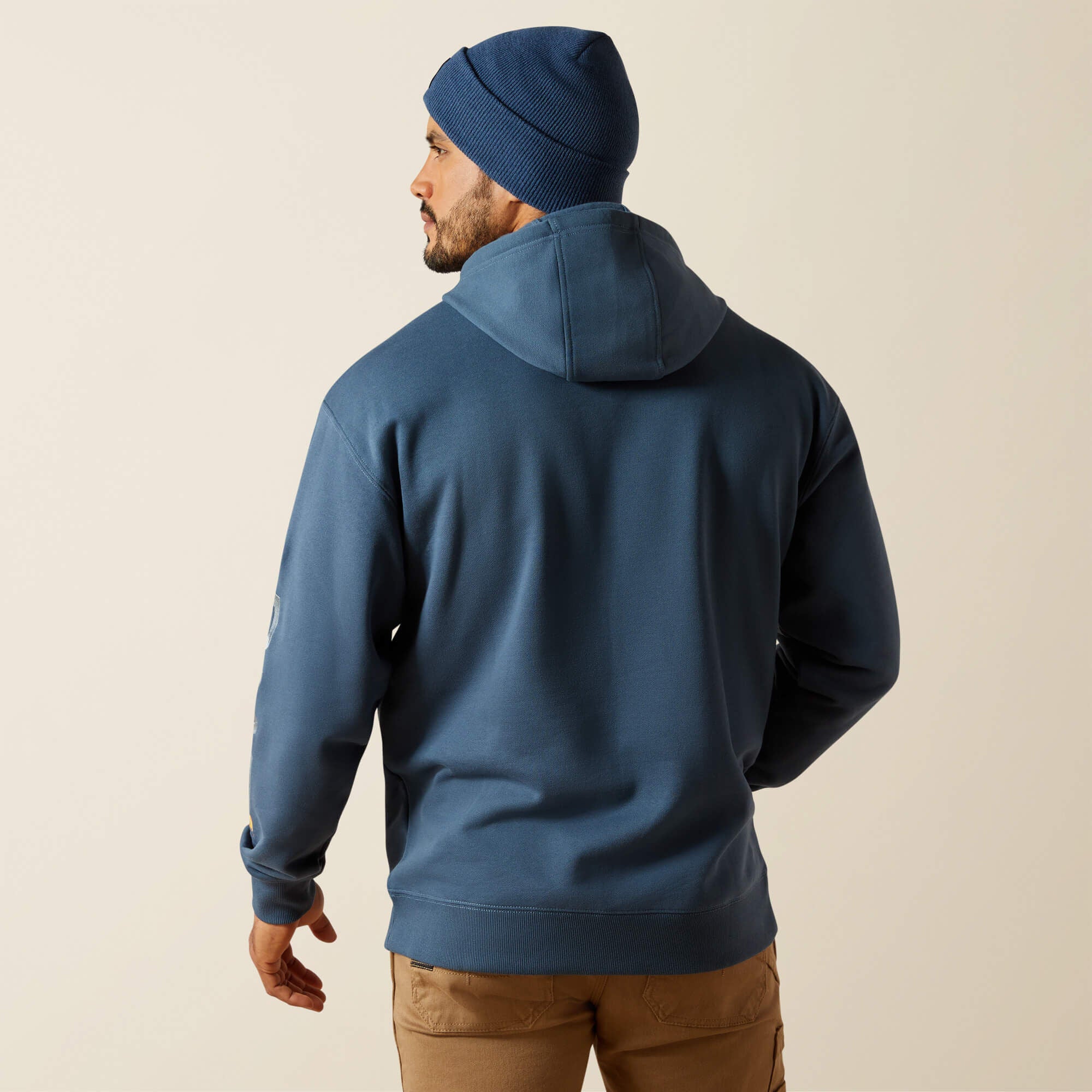 Rebar Graphic Hoodie Men - ORION BLUE/DUSTY BLUE