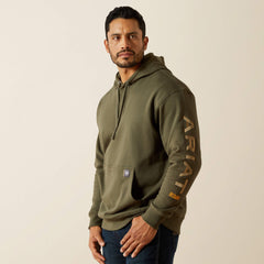 Rebar Graphic Hoodie Men - GRAPE LEAF/DRIED HERB