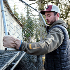 Rebar Graphic Hoodie Men - GRAPE LEAF/DRIED HERB