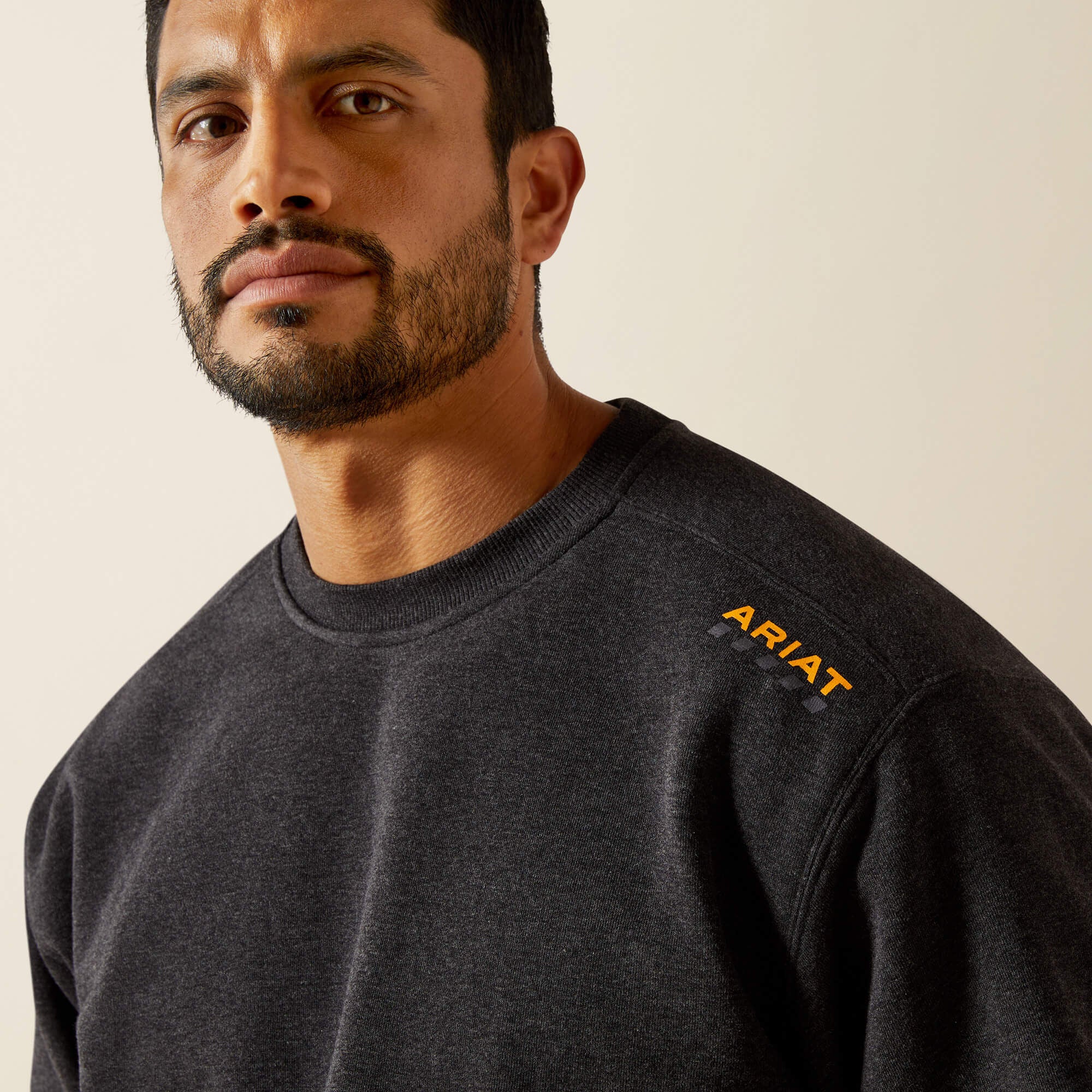 Rebar Lightweight Sweatshirt Men - CHARCOAL HEATHER