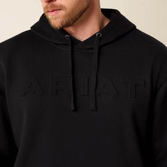 Ariat Embossed Logo Hoodie Men - BLACK