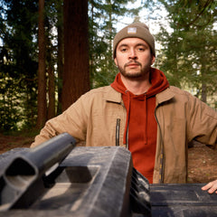 Rebar Graphic Hoodie Men - RUSSET BROWN/POTTER'S CLAY