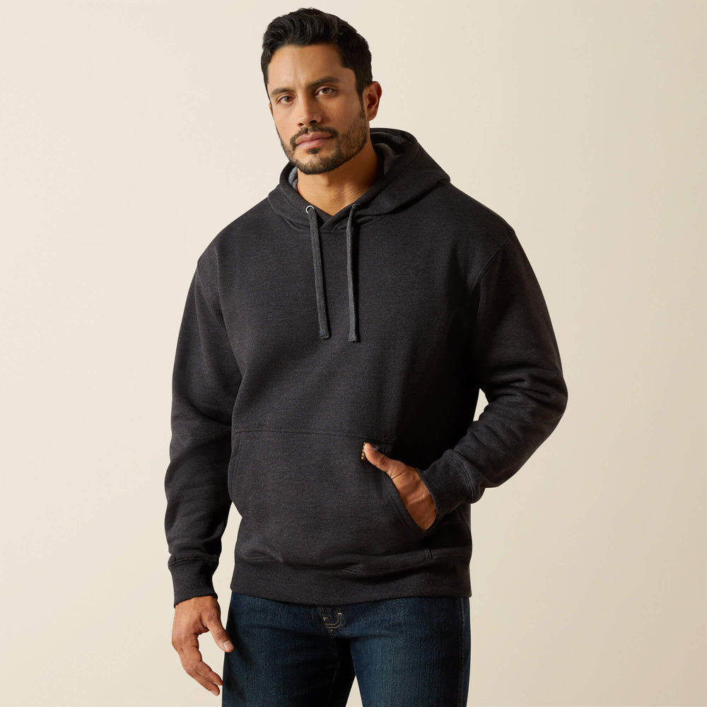 Rebar Workman Bolt Hoodie Men - CHARCOAL HEATHER