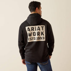 Rebar Workman Brickyard Hoodie Men - BLACK