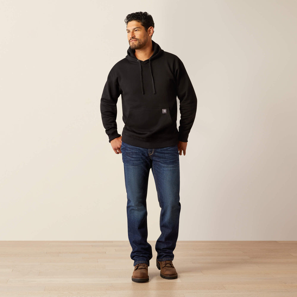 Rebar Workman Brickyard Hoodie Men - BLACK