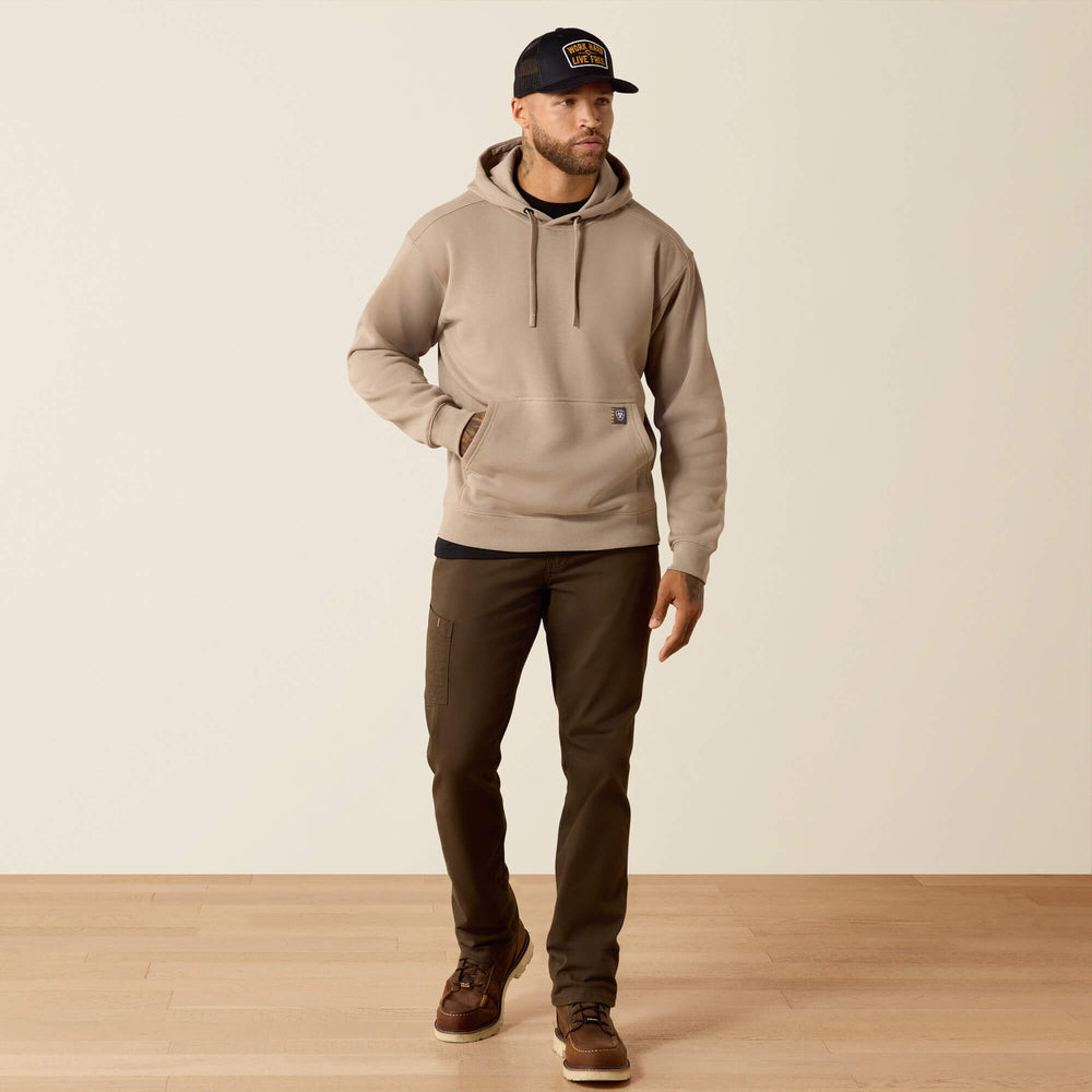 Rebar Lightweight Workhog Hoodie Men - GREIGE