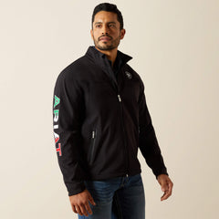 New Team Softshell MEXICO Jacket Men - BLACK