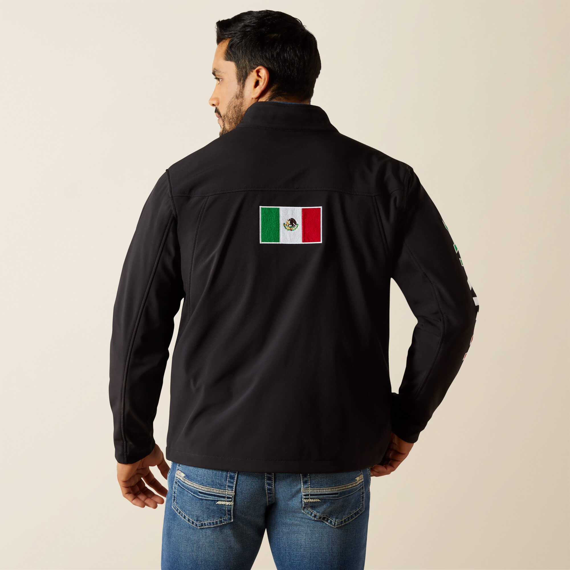 New Team Softshell MEXICO Jacket Men - BLACK