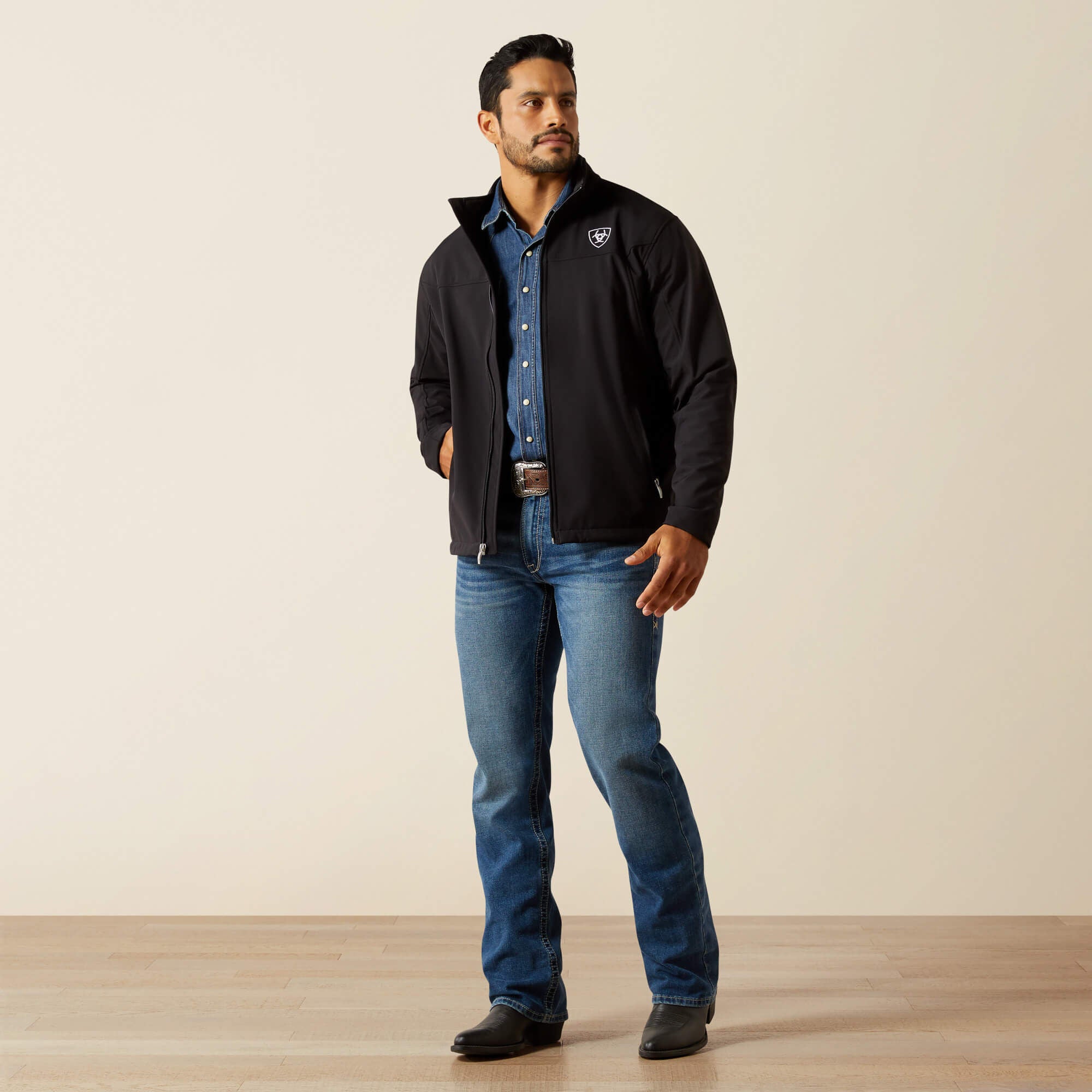 New Team Softshell MEXICO Jacket Men - BLACK
