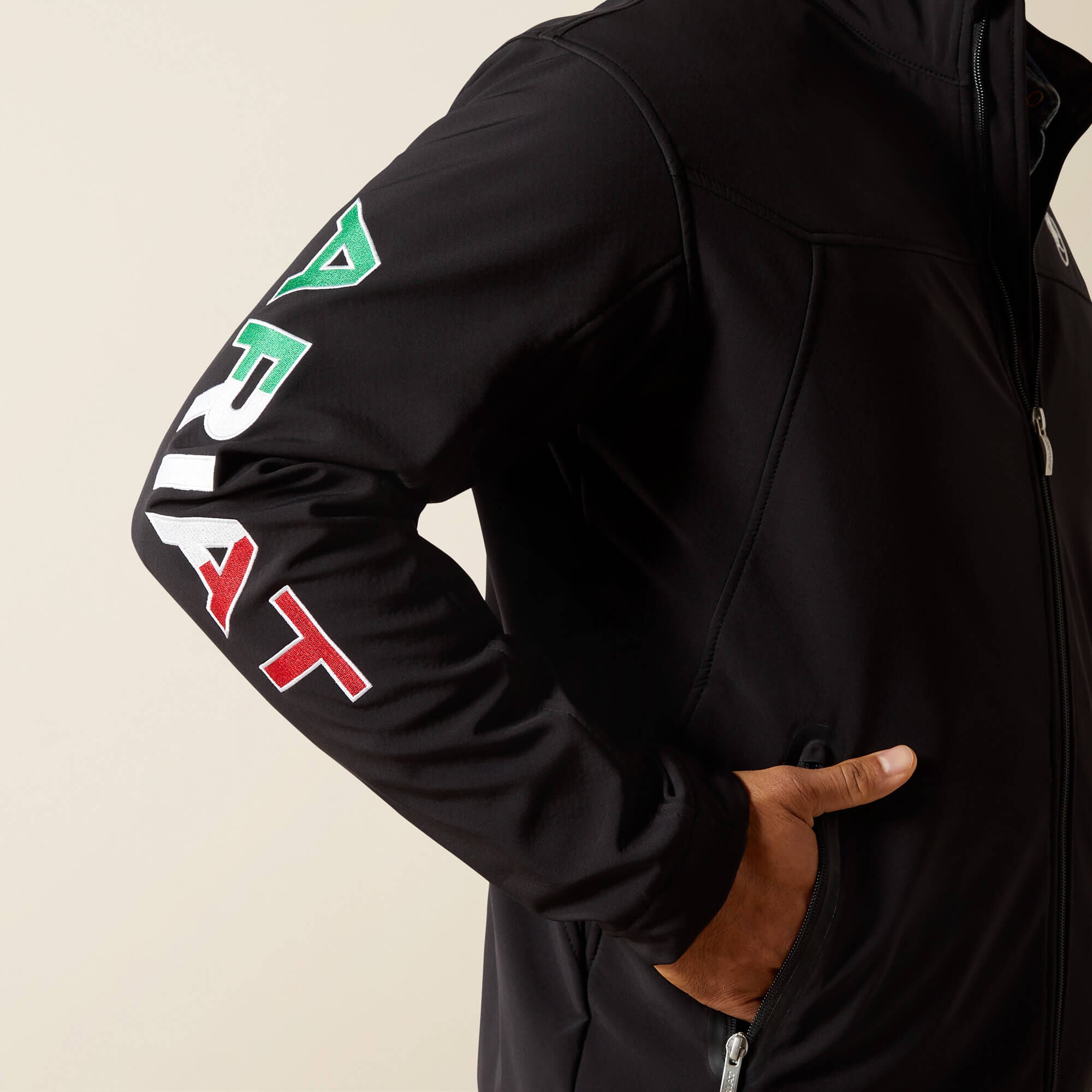 New Team Softshell MEXICO Jacket Men - BLACK