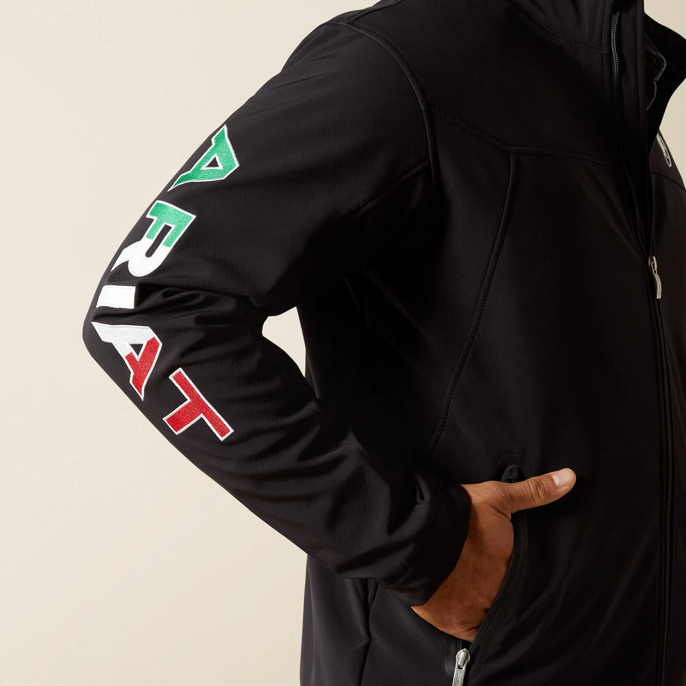 New Team Softshell MEXICO Jacket Men - BLACK