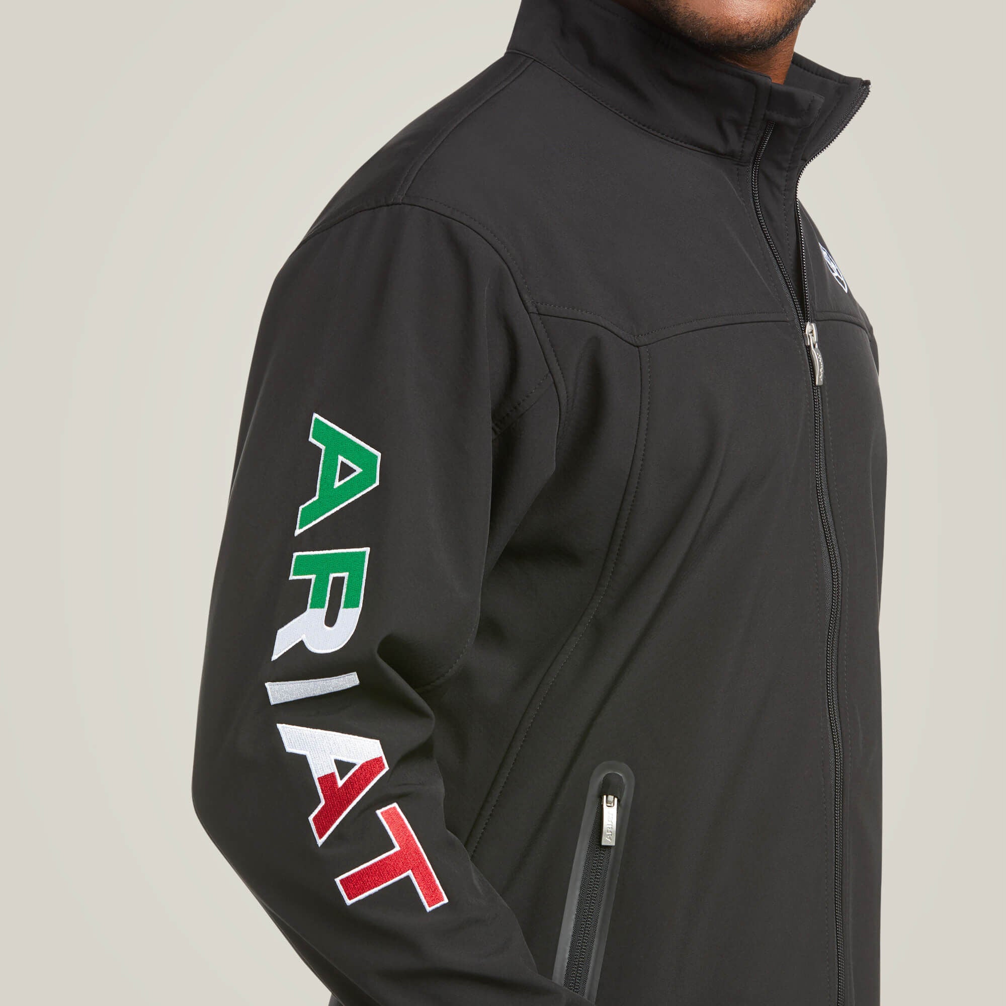 New Team Softshell MEXICO Jacket Men - BLACK