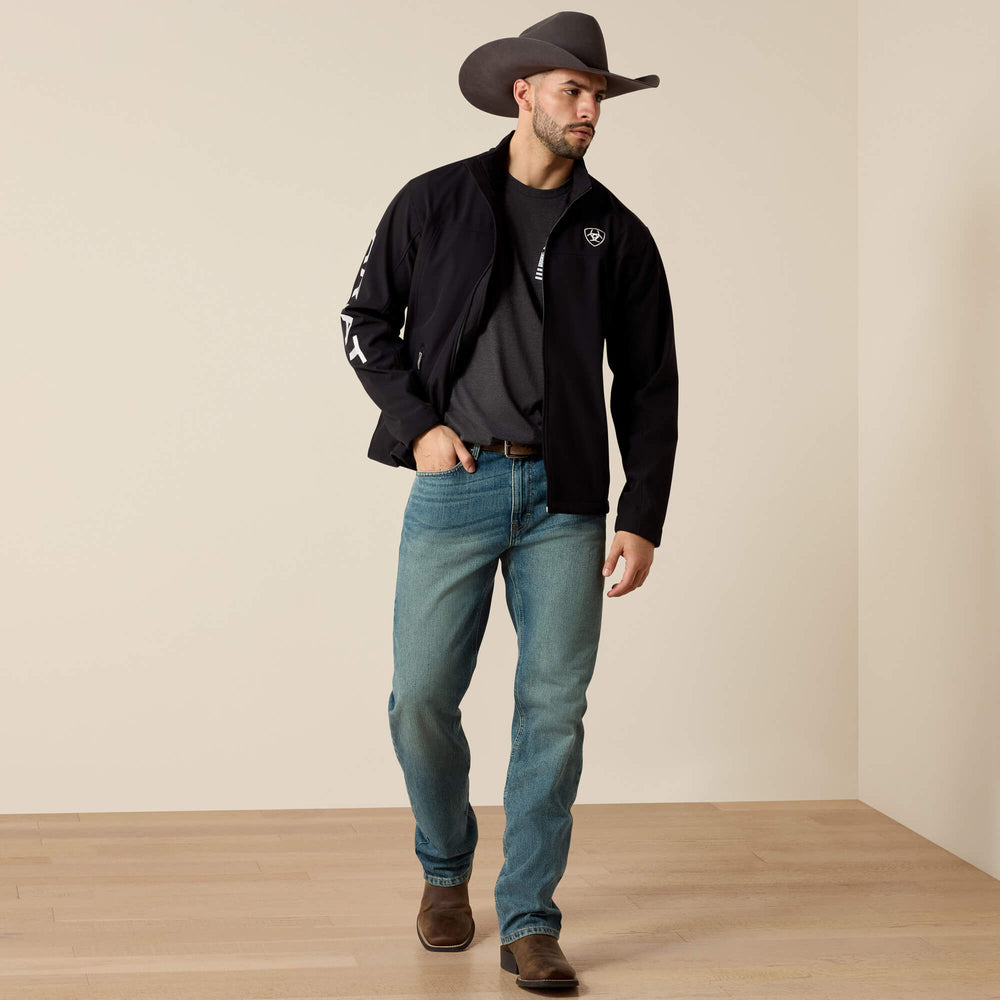 New Team Softshell Jacket Men - BLACK