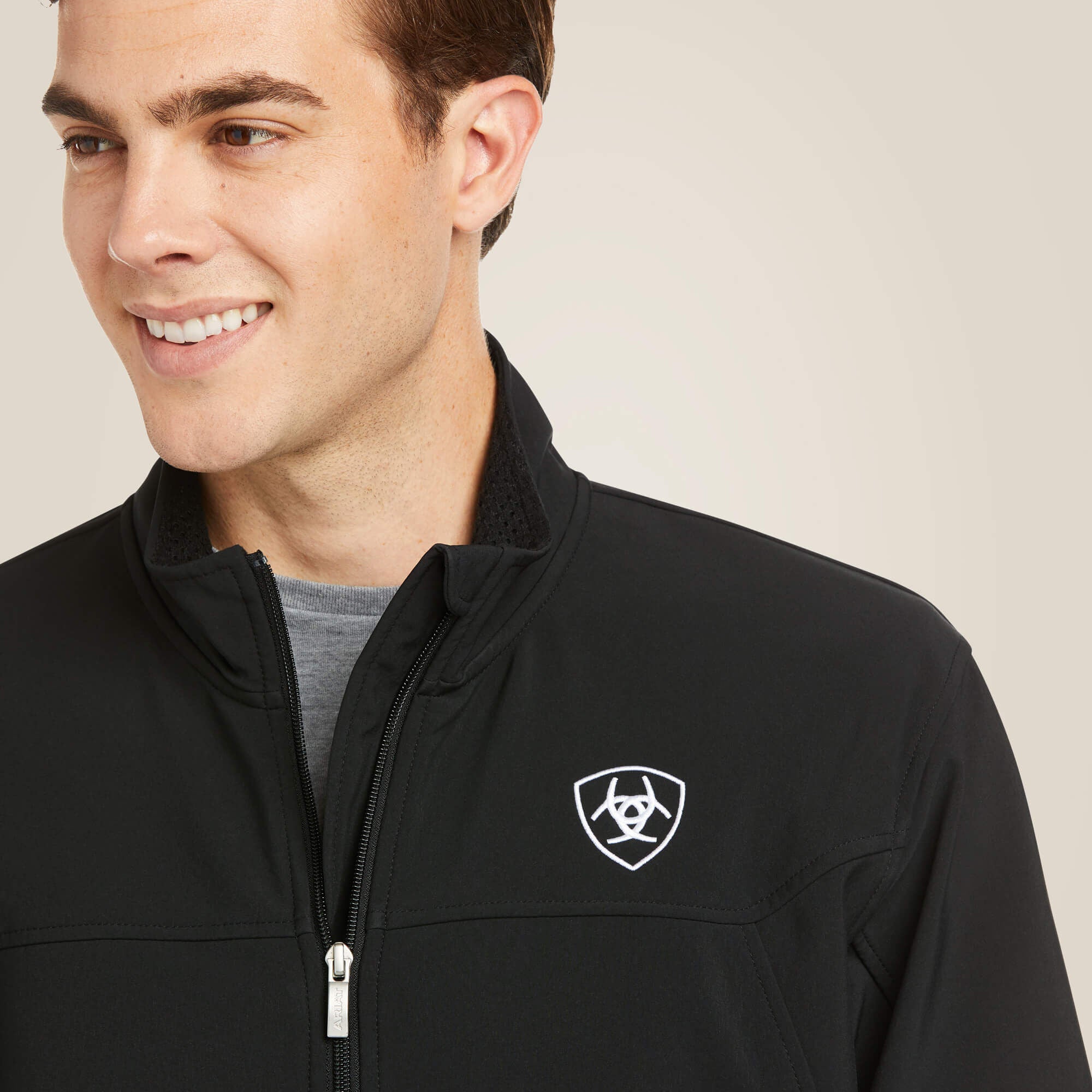 New Team Softshell Jacket Men - BLACK