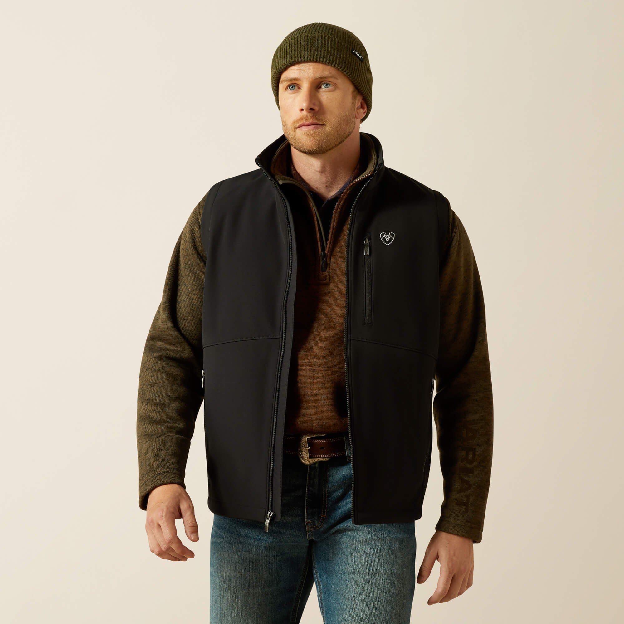 Logo Softshell Vest Men - BLACK