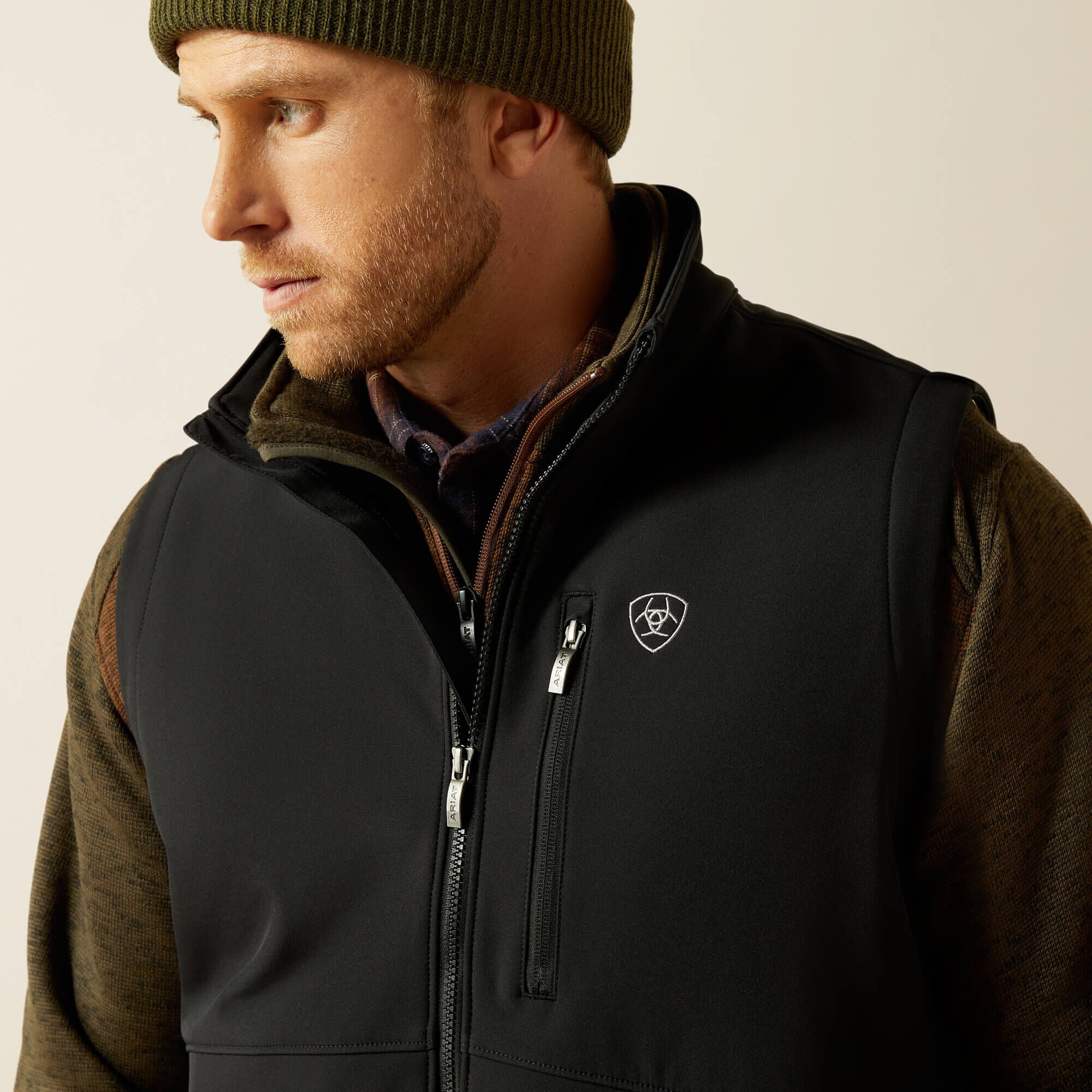 Logo Softshell Vest Men - BLACK