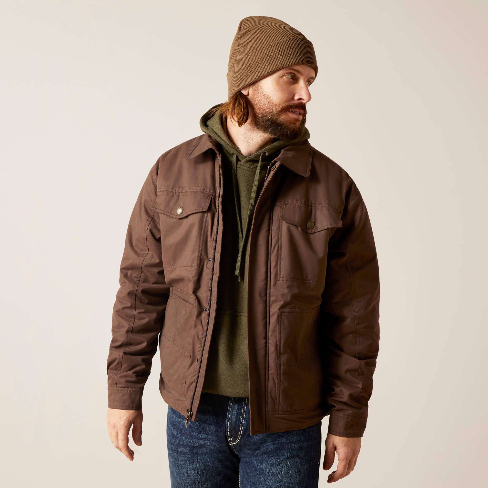 Grizzly 2.0 Canvas Conceal and Carry Jacket Men - BRACKEN