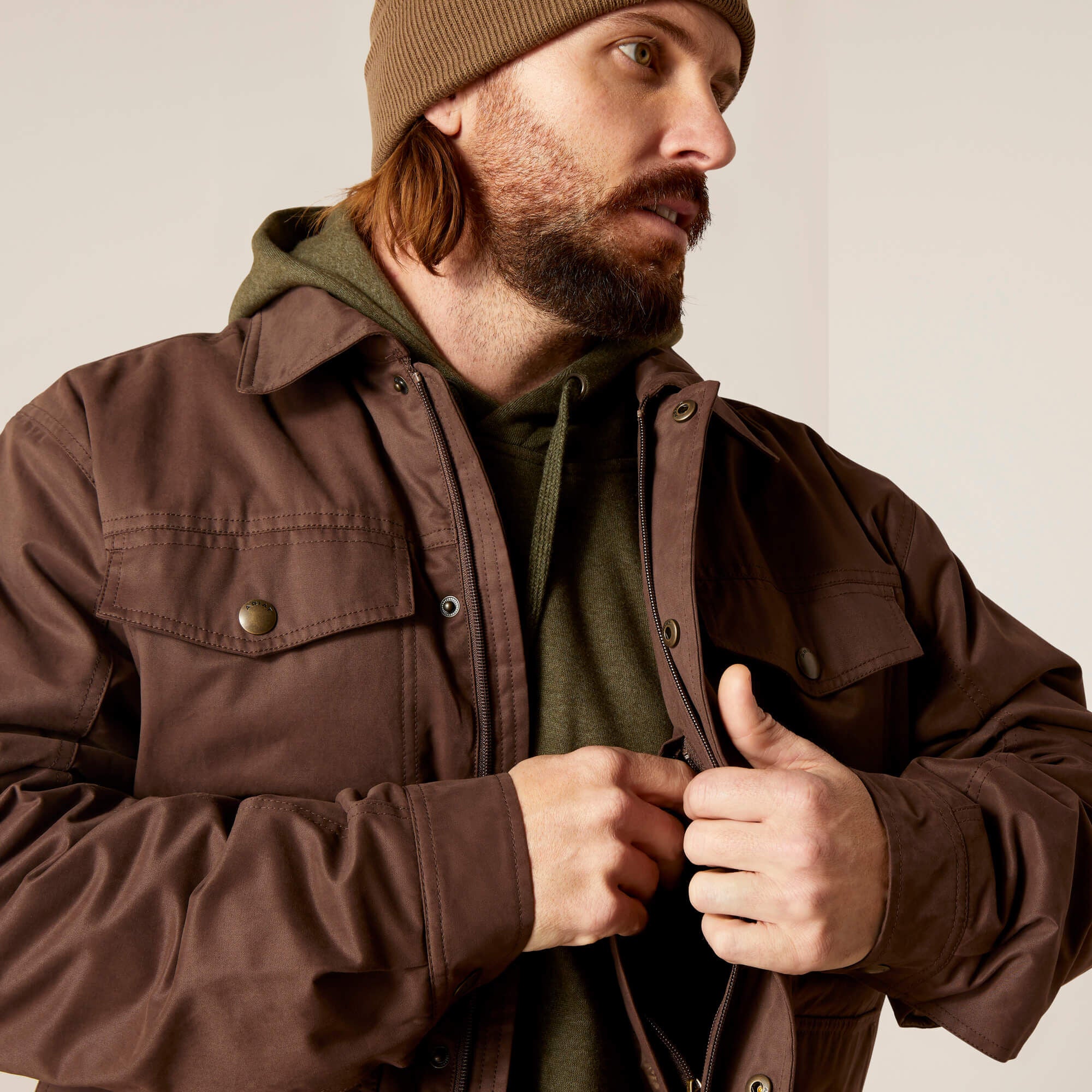 Grizzly 2.0 Canvas Conceal and Carry Jacket Men - BRACKEN