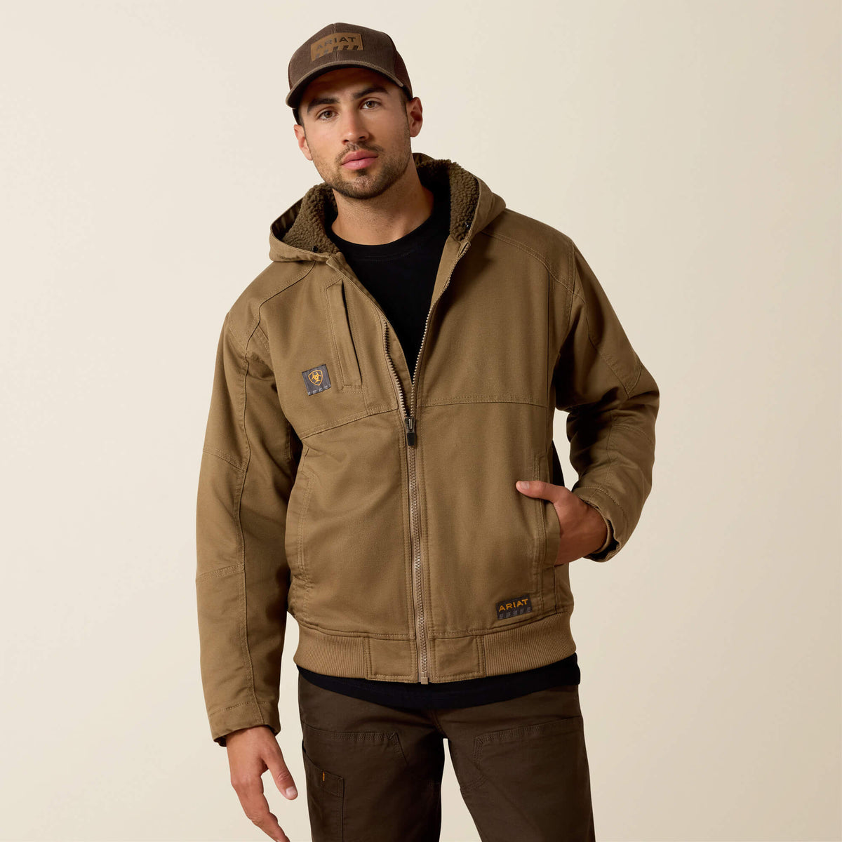 Rebar DuraCanvas Jacket Men - FIELD KHAKI