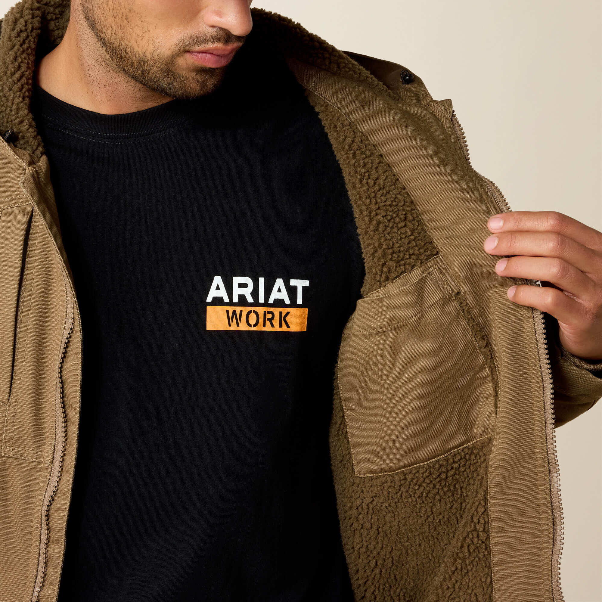 Rebar DuraCanvas Jacket Men - FIELD KHAKI