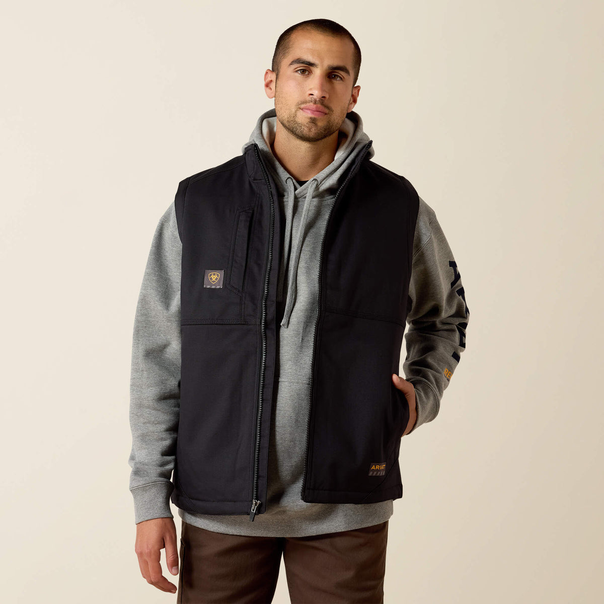 Rebar DuraCanvas Vest Men - BLACK