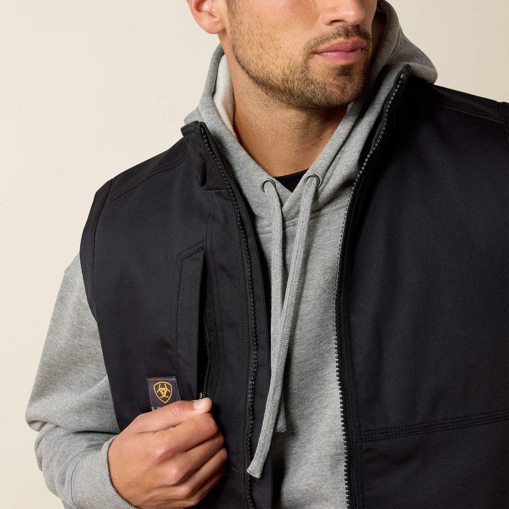 Rebar DuraCanvas Vest Men - BLACK