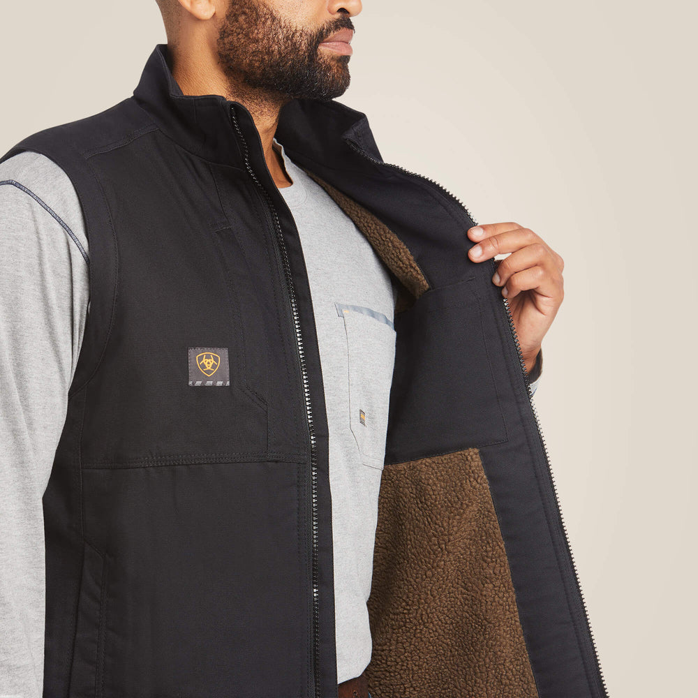 Rebar DuraCanvas Vest Men - BLACK