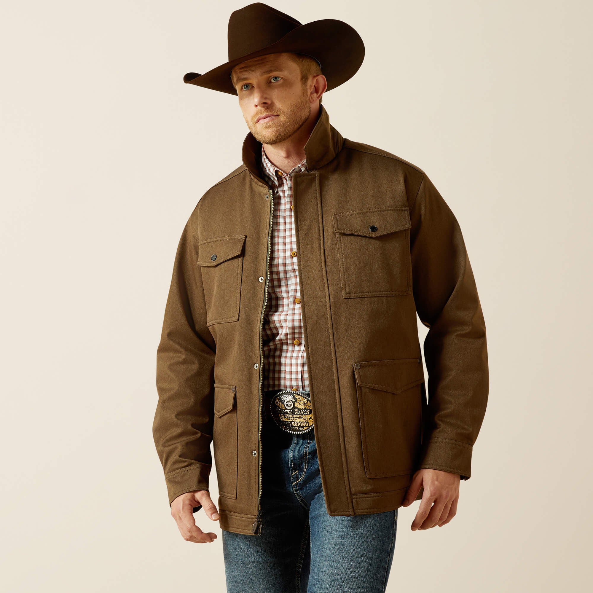 Abilene Coat Men - WREN HEATHER