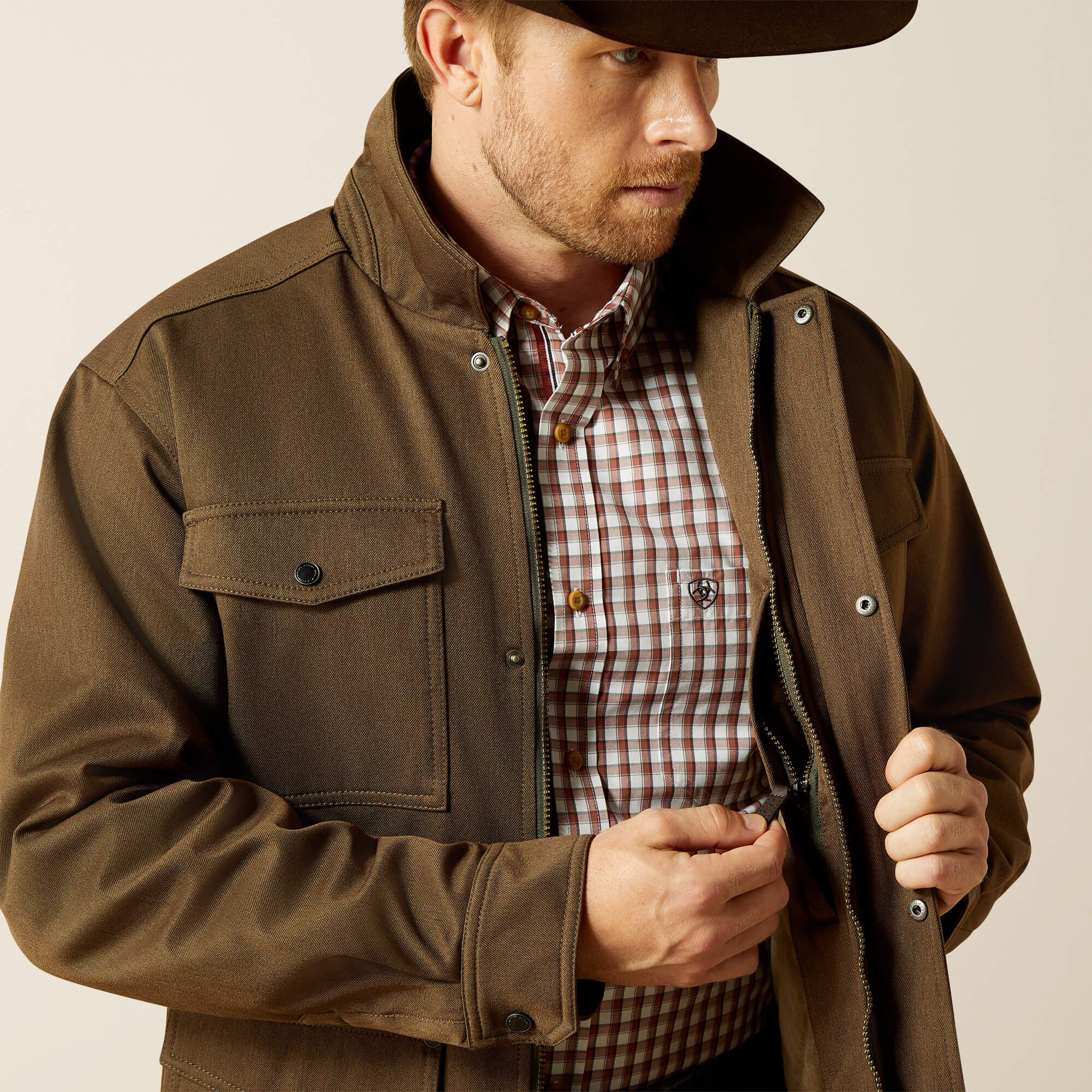 Abilene Coat Men - WREN HEATHER