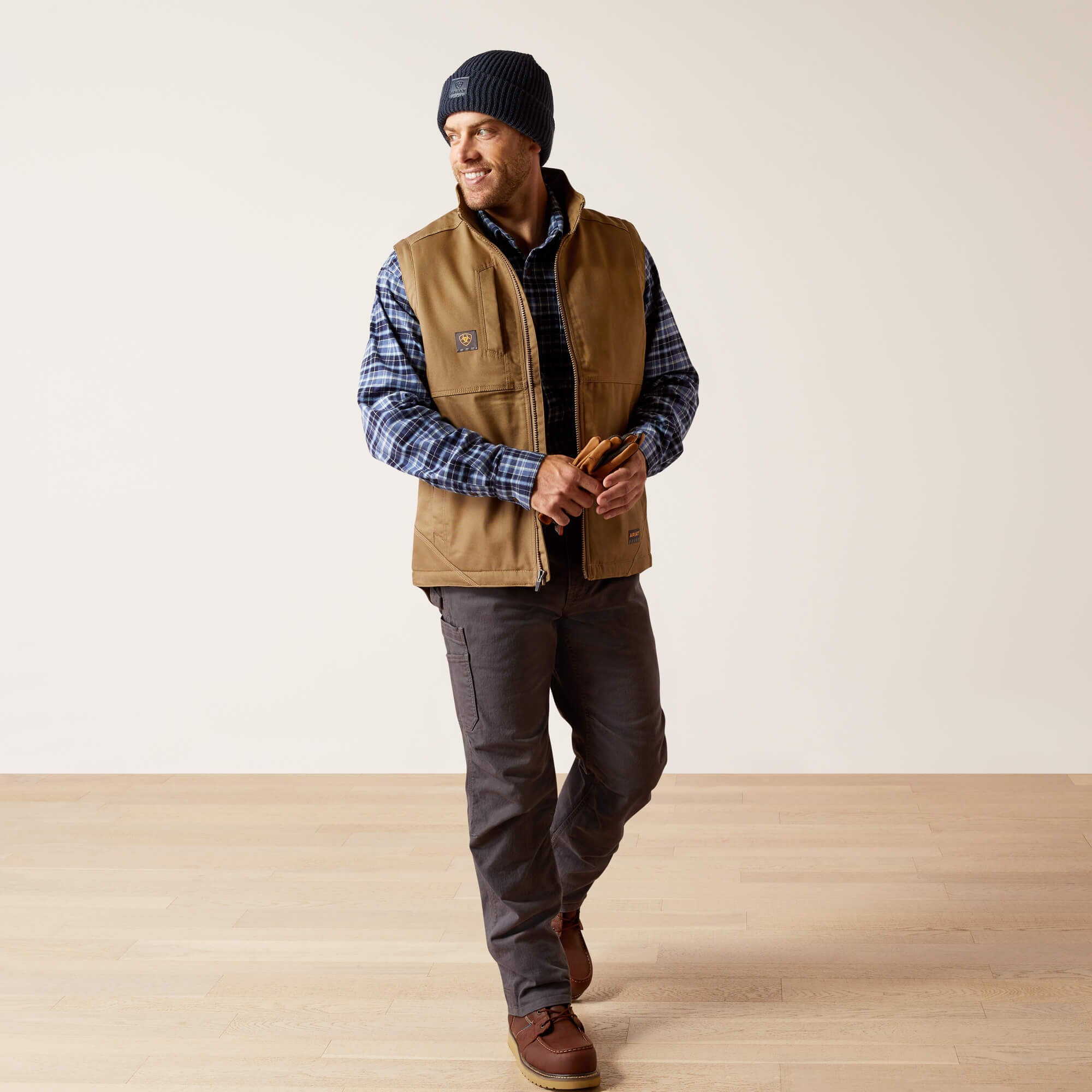 Rebar DuraCanvas Vest Men - FIELD KHAKI