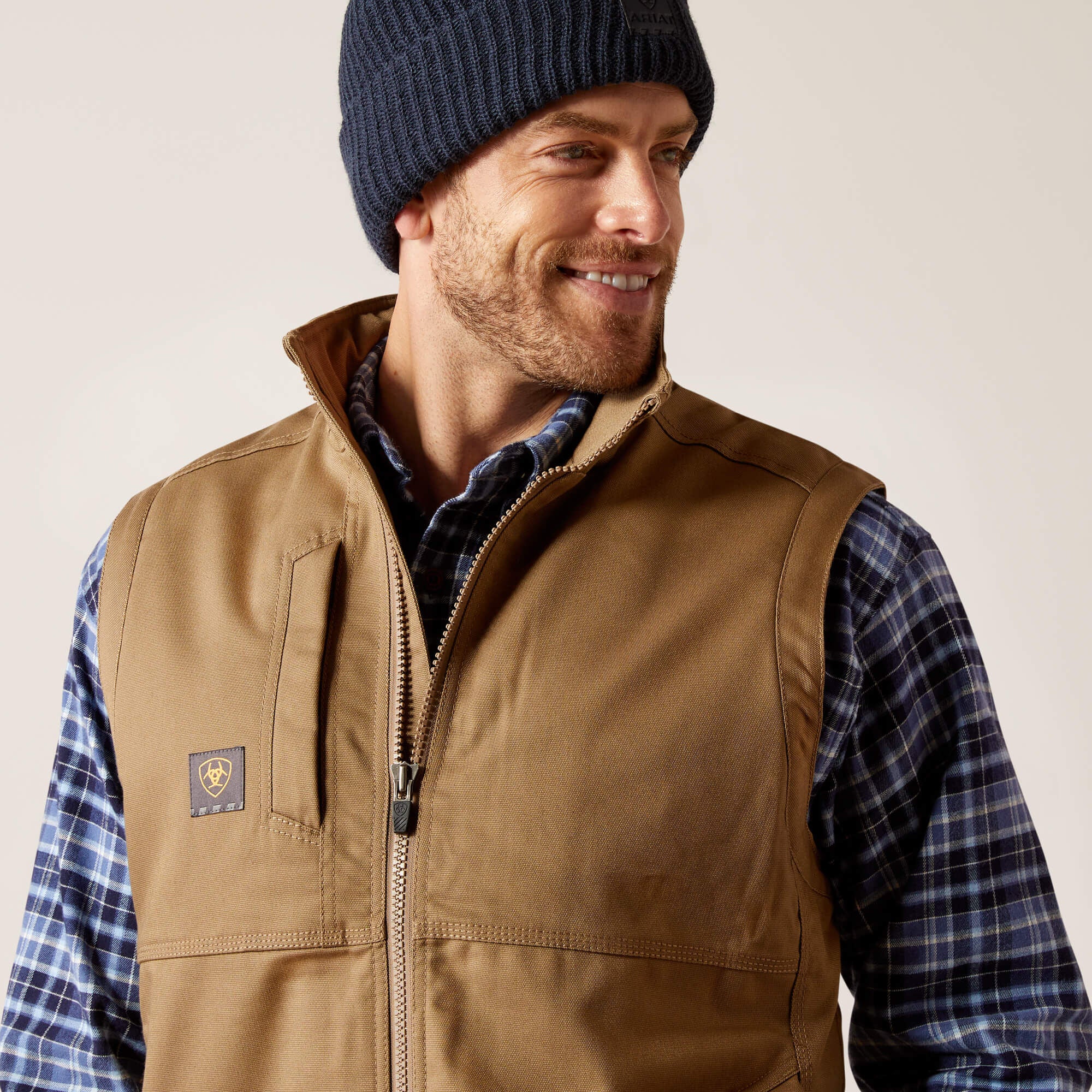 Rebar DuraCanvas Vest Men - FIELD KHAKI