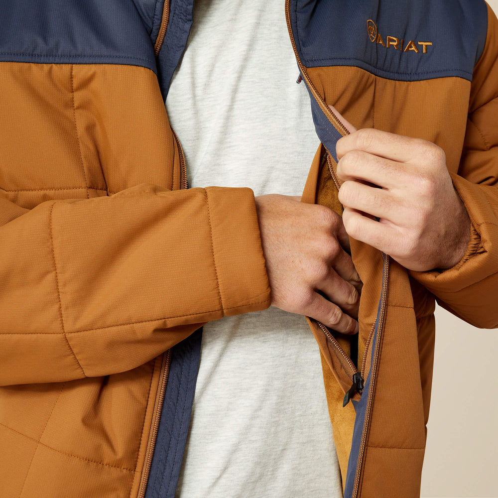 Crius Insulated Jacket Men - BLUE NIGHTS/ALMOND KHAKI