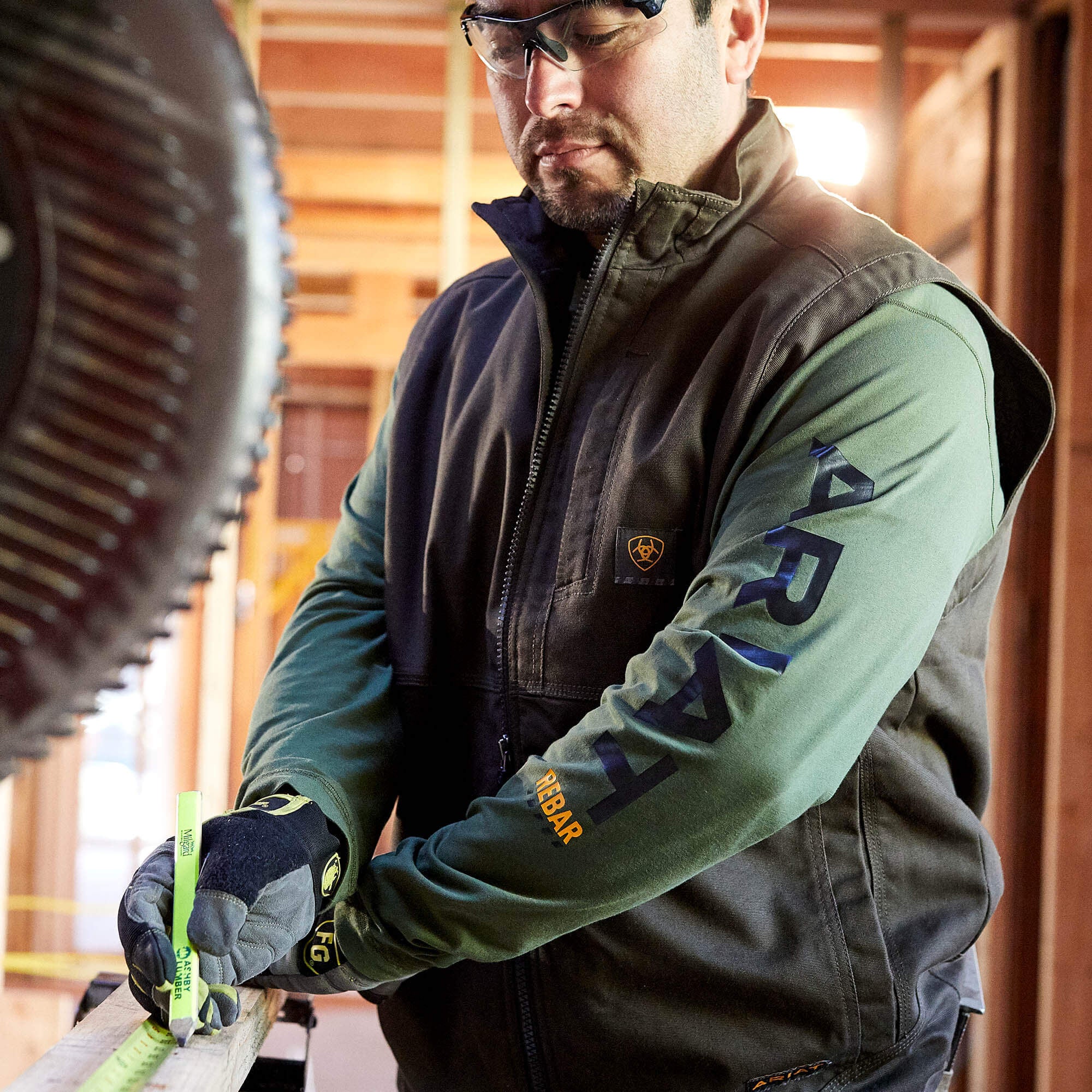 Rebar DuraCanvas Vest Men - WREN