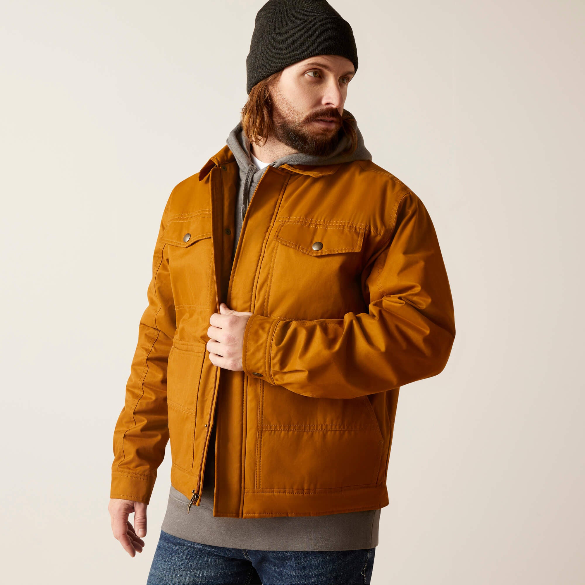 Grizzly 2.0 Canvas Conceal and Carry Jacket Men - CHESTNUT