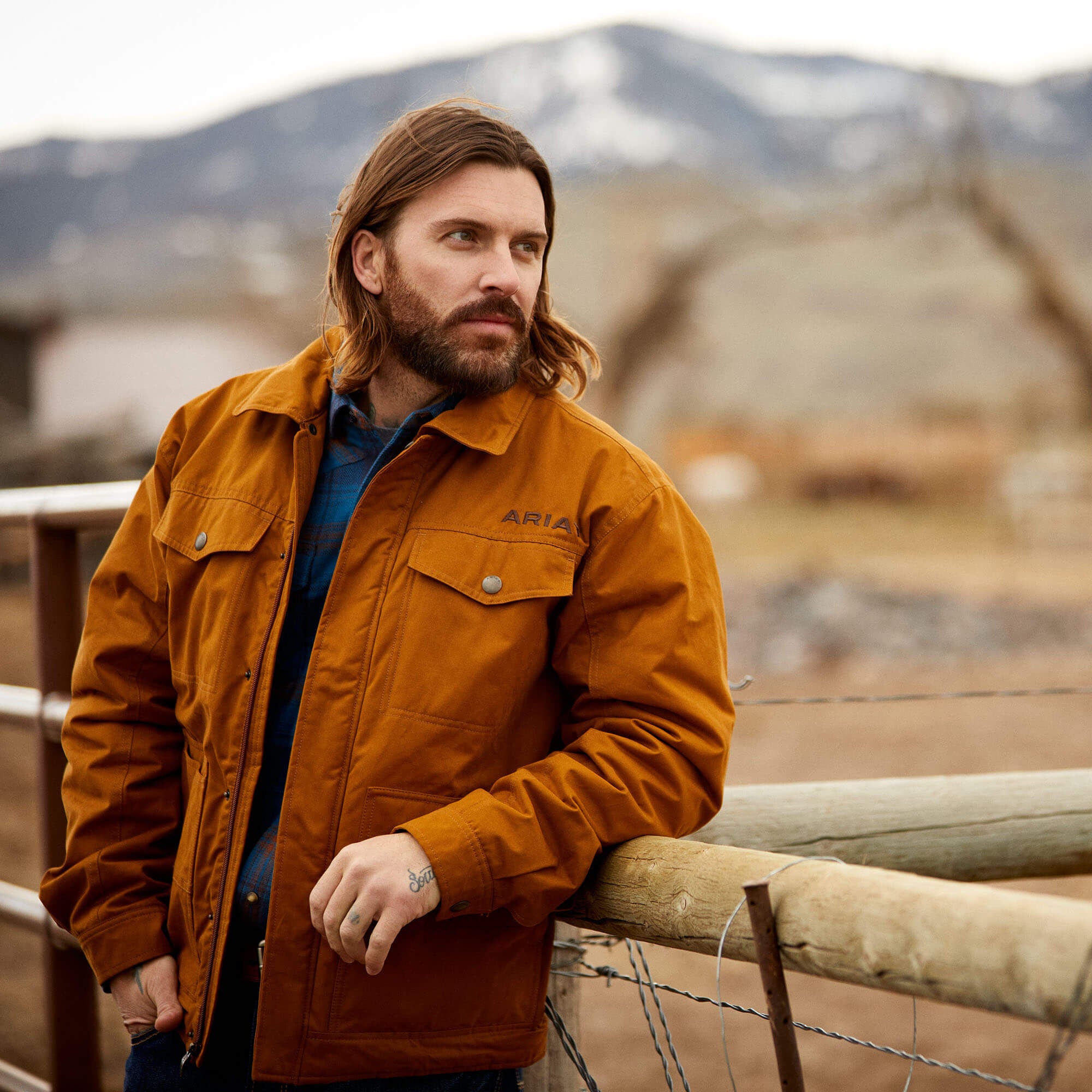 Grizzly 2.0 Canvas Conceal and Carry Jacket Men - CHESTNUT