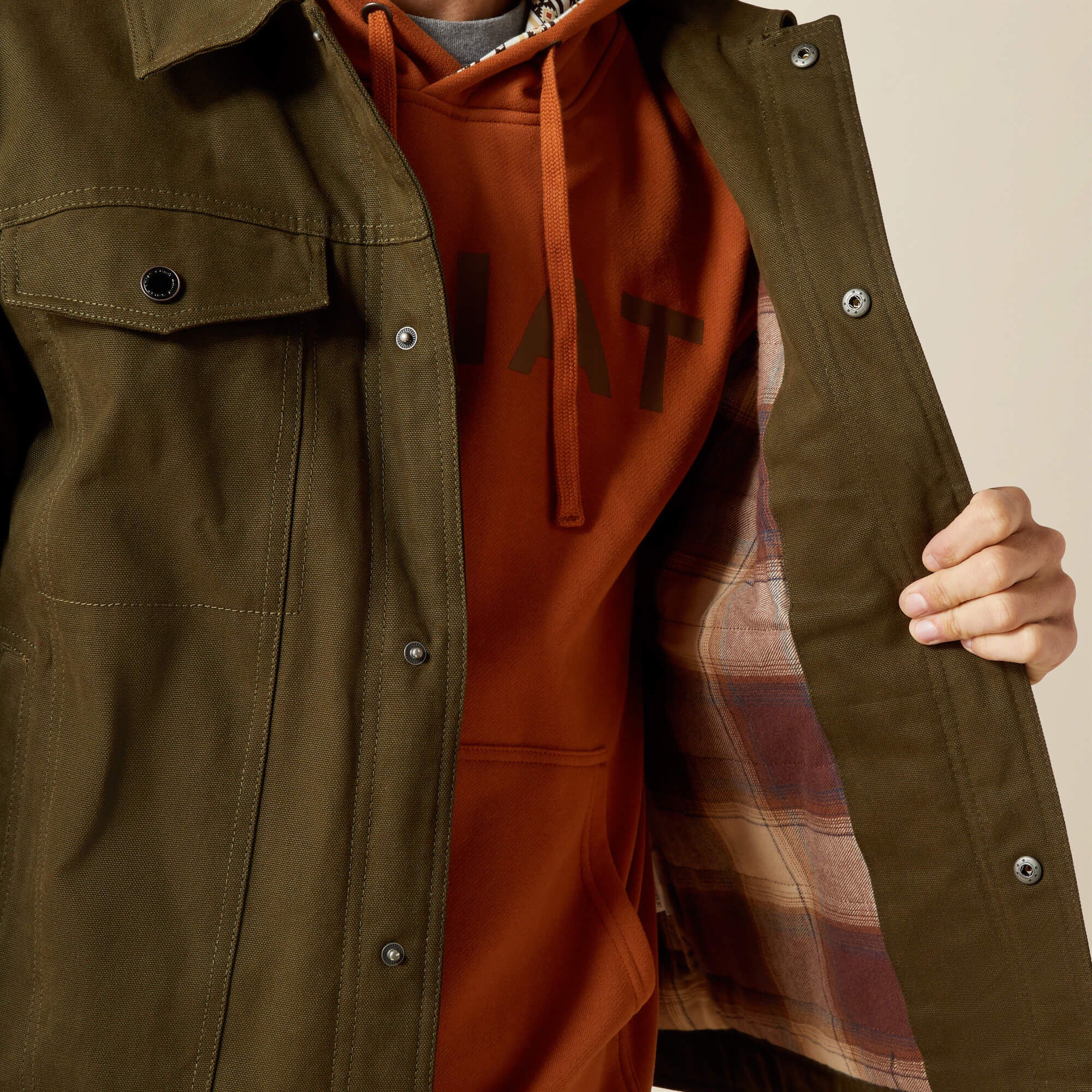 Canvas Rancher Jacket Men - DESERT SAND