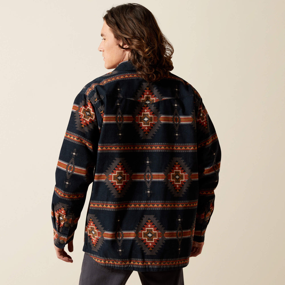 Hensley Corduroy Retro Shirt Jacket Men - DARK GREY