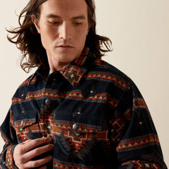 Hensley Corduroy Retro Shirt Jacket Men - DARK GREY